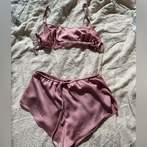Free People Intimately Set - Shorts & Bralette